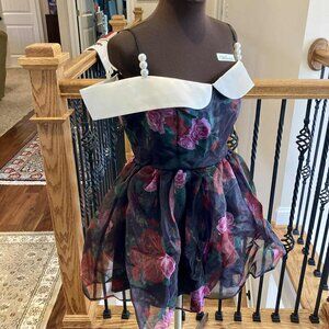 Sugar Thrillz Floral Holiday Dress (*FITS LIKE SIZE M/L*)